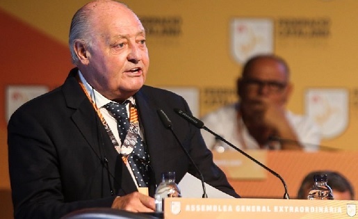 Joan Soteras, president de la Federació Catalana de futbol //  FOTO: FCF