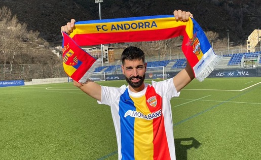 Carlos Martínez, gols  assegurats per a l'Andorra // FOTO: club