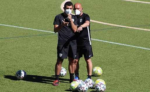 Nacho Castro, tècnic del FC Andorra // FOTO: CLUB