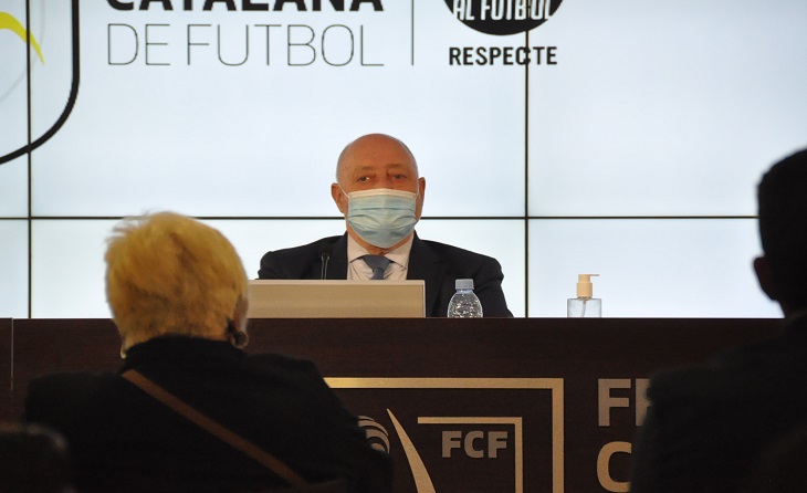 Joan Soteras, president de la Federació Catalana de futbol // FOTO: FCF