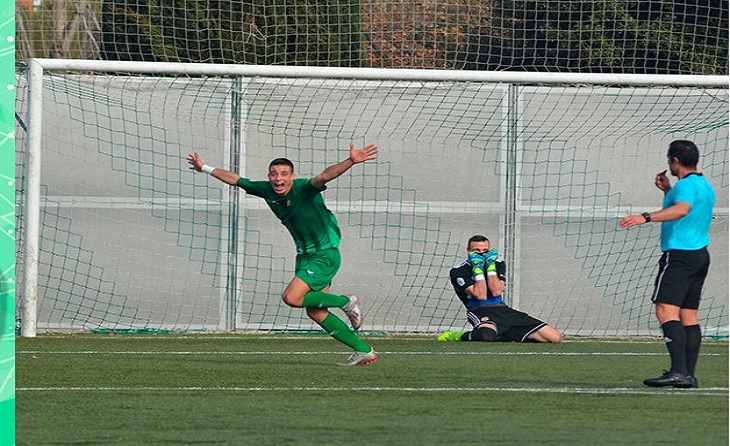 Javi López (Cerdanyola) ja suma 9 gols aquesta Lliga igual que el seu company Pablo Servetti // FOTO Cerdanyola