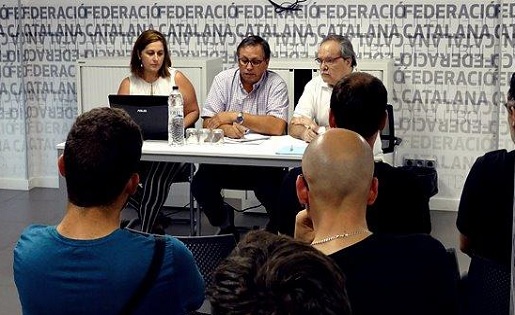 L'exvicepresident i exdelegat de Tarragona, Josep Vives, respon clar Joan Soteras // FOTO: FCF
