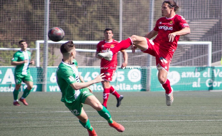 Dos gols de Víctor Moreno i Pol Moreno van poder amb el Nàstic de Seligrat // FOTO: @marcsr_foto
