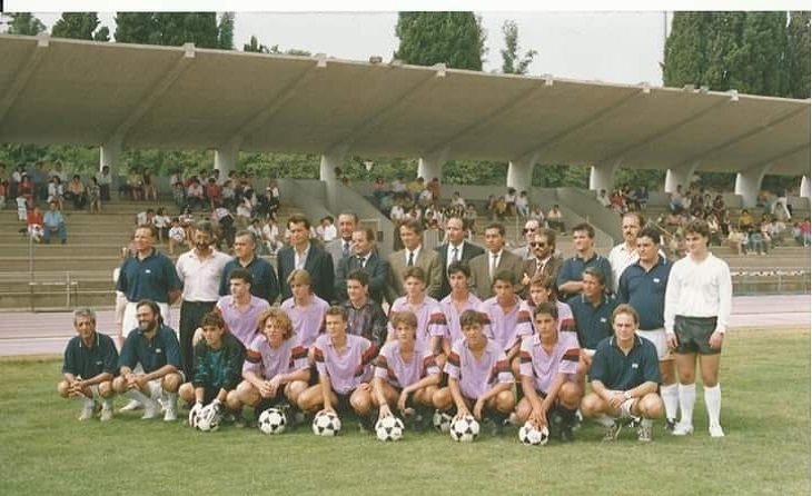 1991: La Ferran Martorell, amb el seu president i amb el gran Agus Mellado al capdavant // FOTO: Jordi Gausach
