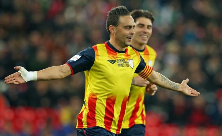 Sergio García és el futbolista català que més ha vestit la samarreta de Catalunya i més gols ha marcat // FOTO. FCF