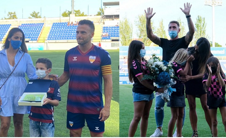 Homenatge merescut per a dos clàssics del futbolcat com Pitu i Àngel a Llagostera i Sabadell, respectivament