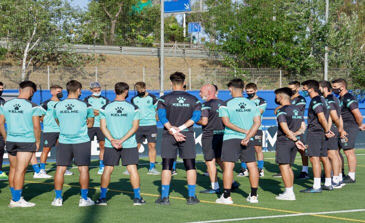 Preparació blanc-i-blava per a la nova temporada 2021-2022 // FOTO: RCD Espanyol B