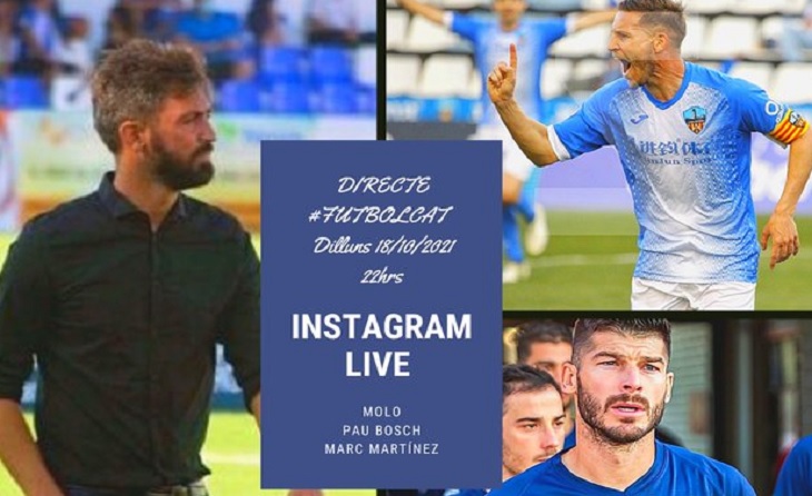 Molo, Pau Torres i Marc Martínez, tres protagonistes principals a l'Instagram Live de futbolcatalunya