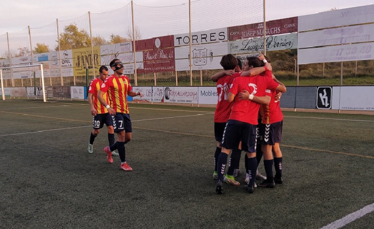 Dos gols de David Acedo mantenen al Vilafranca de Moreno a la 4a posició // FOTO: FC Vilafranca