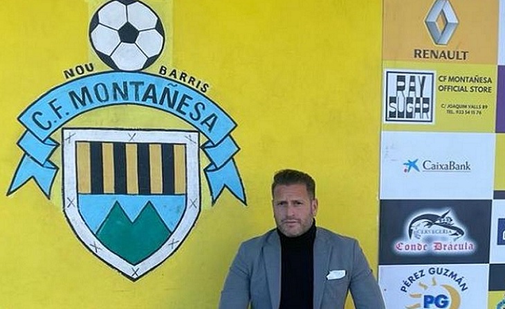 Pedro García va deixar el futbol actiu fa sis mesos i ara és l màxim dirigent del club // FOTO: CF Montañesa