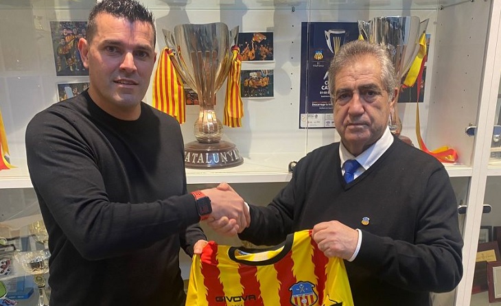 Xavi Molist i Manuel Camino ja porten un any junts en el club // FOTO: UE Sant Andreu
