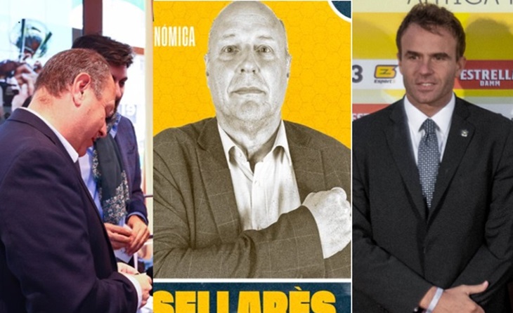 Jordi Bonet, Miquel Sellarès i el 'mut' Talavera, protagonistes del futbol català // FOTOS: Arxiu