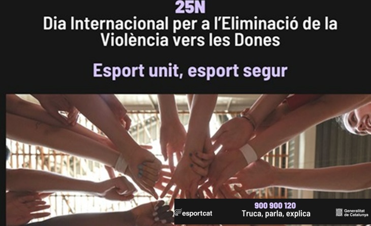 TOTS UNITS I UNIDES a la lluita contra les violències masclistes // FOTO: Generalitat Catalunya
