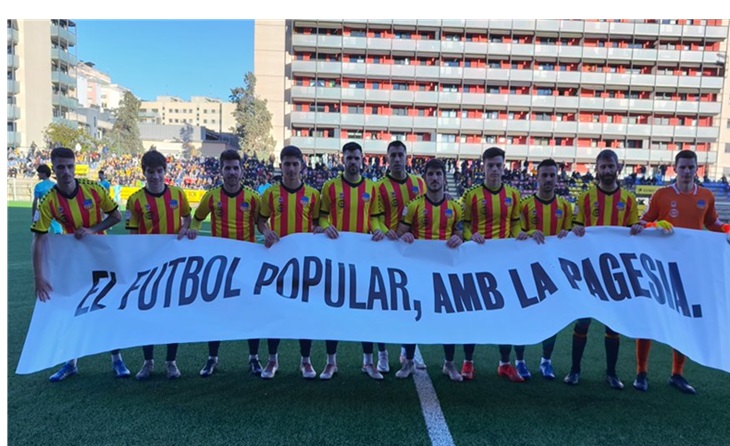 La UE Sant Andreu no és un equip més, és l'equip del barri, sempre solidari // FOTO: UESA