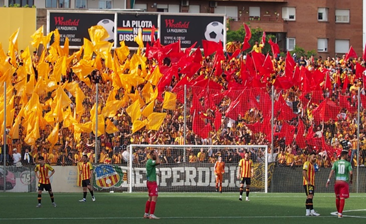 6.234 espectadors al Narcís Sala amb un Sant Andreu guanyador // FOTO: UESA