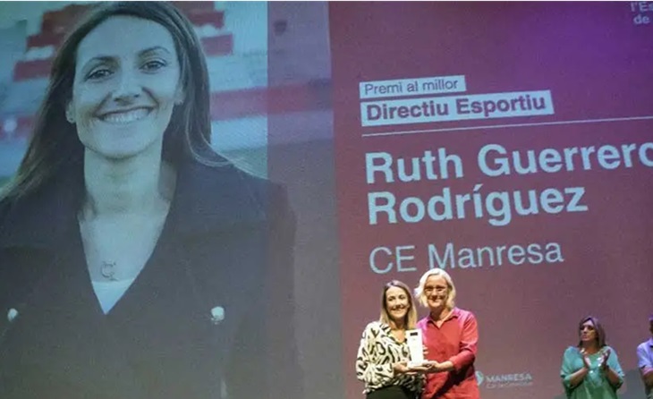 Ruth Guerrero, ja expresidenta del Centre d’Esports Manresa, escollida com a millor directiva // FOTO: montpeitacat