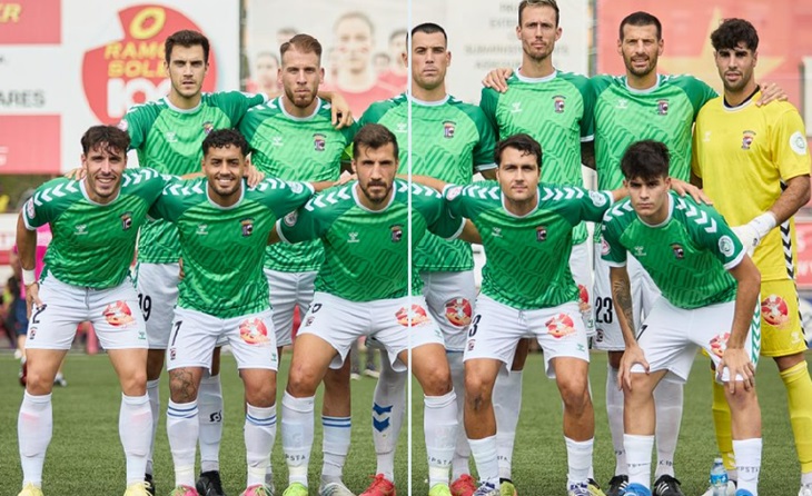 Onze inicial parroquià per enfrontar-se a l'Atlètic Lleida // FOTO: CP San Cristóbal