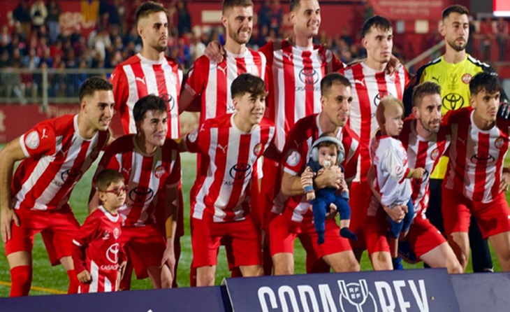 Aquest onze inicial més la resta de la plantilla osonenca mereix un gran aplaudiment de Copa // FOTO: UE Vic