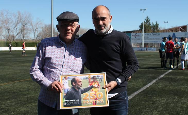 El gran Ivan Moreno sempre ha estat i és un exemple per al futbol català // FOTO: FC Vilafranca