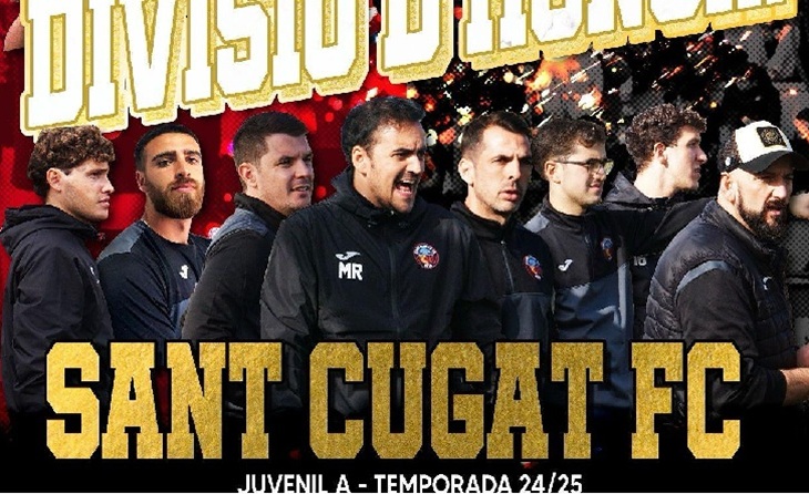 Grup tècnic encapçalat per Miki Rega i Victor Sánchez, un grup de luxe // FOTO: Sant Cugat FC