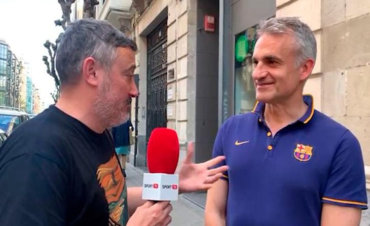 Són clars els colors de l'alcalde de Premià de Dalt, Josep Triadó, el gran defensor del projecte Som Maresme, però ara no 'vol' (no pot) parlar // FOTO: Sport