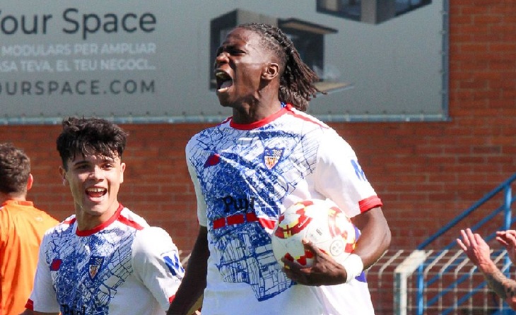 No és Lamine sinó Lamin, però el seu efecte golejador és el mateix // FOTO: CFJ Mollerussa