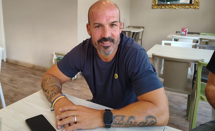 Miki Carrete, responsable de material al Badalona Futur, també denuncia Sedrak Petrosyhan per impagaments // FOTO: Arxiu Futbolcatalunya