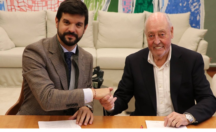 Gerard Esteva (ufec) I Joan Soteras (FCF) una parella molt 'unida' per l'esport català // FOTO: FCF