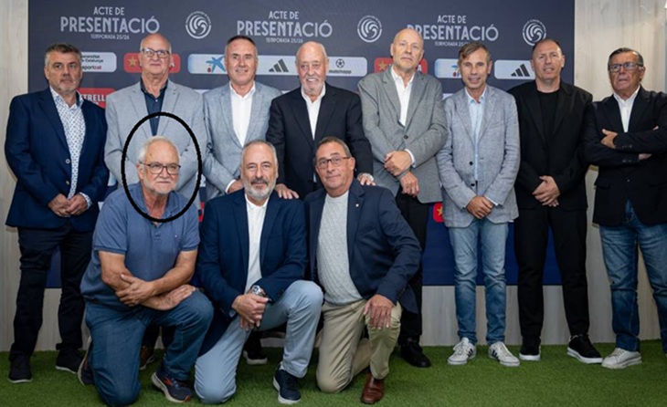 Pep Graus és el darrer directiu de la Federació que surt del carrer Sicília // FOTO: FCF