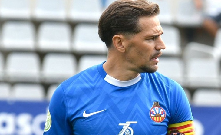 Fran Grima ha tornat a recobrar la il·lusió al futbol a Vilanova // FOTO: Gentilesa Gerard Muñoz/Elprimer.cat