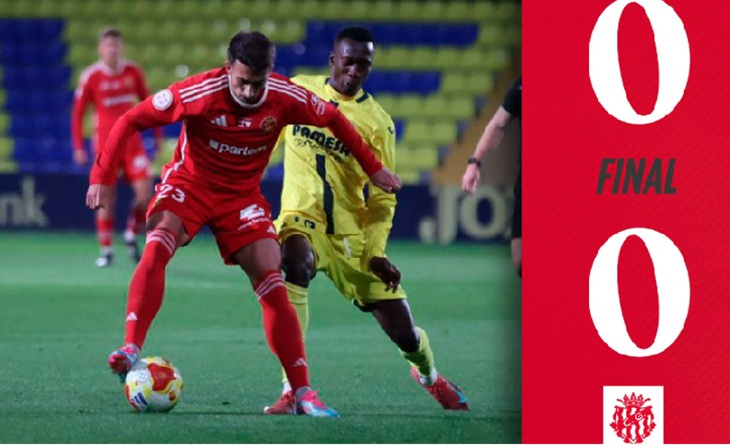 l partit va acabar com va començar a la CE Joan Llaneza de Vila-real // FOTO: Nàstic