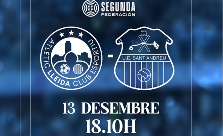 El partit entre At. Lleida i Sant Andreu es jugarà aquest dissabte envoltat de polèmica // FOTO At. Lleida