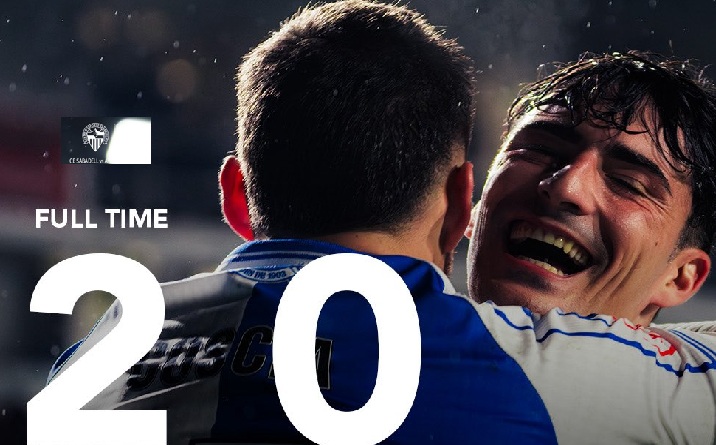 Dos gols de l'argentí Agustín Coscia van enfonsar al filial matalasser // FOTO: CE Sabadell