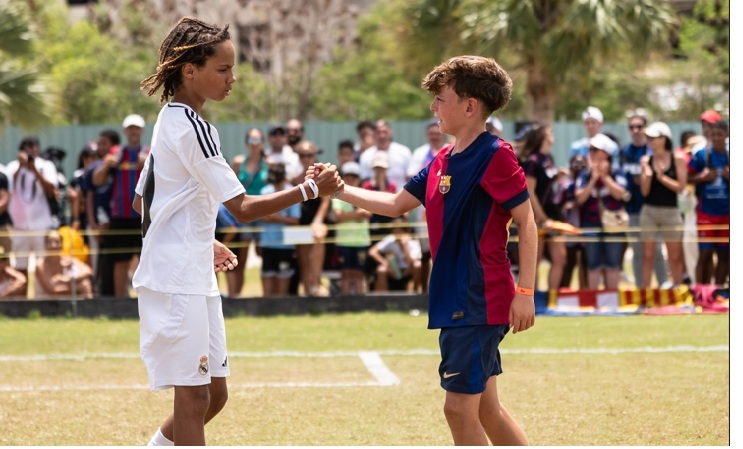 FC Barcelona i Reial Madrid es van trobar en la primera Edició del MIC a Punta Cana // Foto: Nelson Pulido / MICFootball