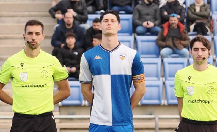 Marc Garcia és un dels intocables de la Divisió d'Honor Juvenil  // FOTO: Gerard Fernández (FCB)