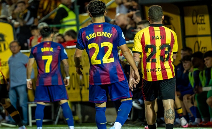 El preu de les entrades per als aficionats quatribarrats no ha caigut gaire bé al Narcís Sala // FOTO: Alvaro Martín-UESA