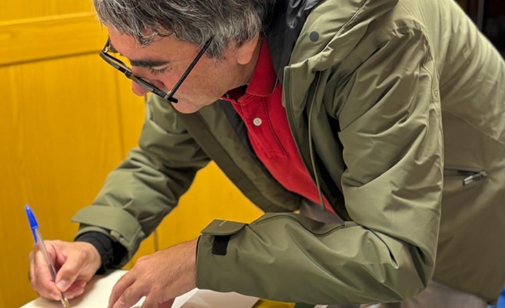 Llorenç Bonet ens apropa a una visió del futbol original sota un punt de vista inigualable // FOTO: LL.B.