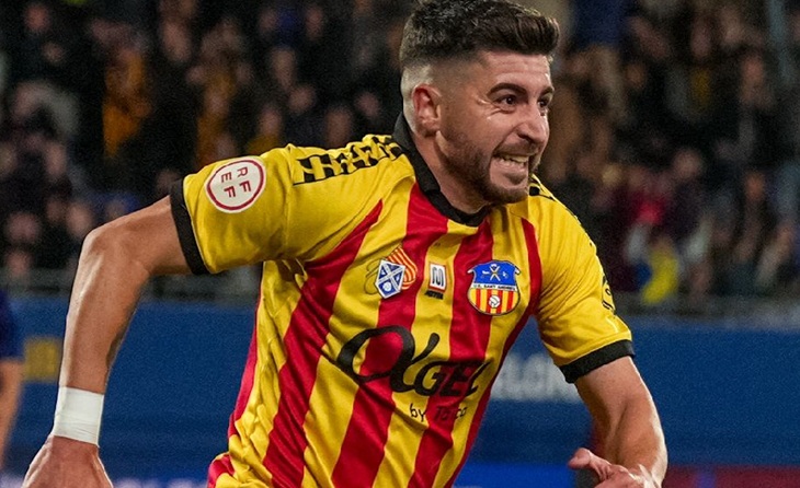 Ningú pot negar l'esforç i el lliurament a Lucas Viña // FOTO: UESA