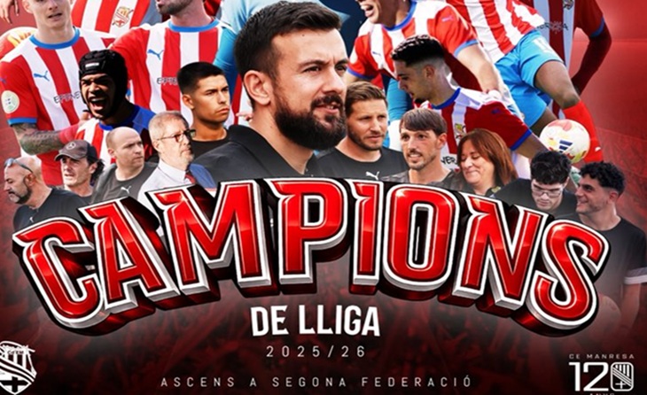 L'equip del Congost torna a Segona Federació dos anys després // FOTO: CE Manresa