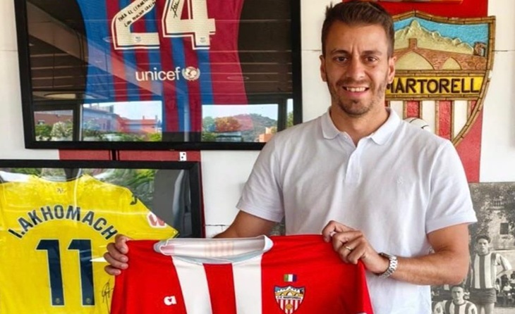 Edu Berrocal va signar pel conjunt del Torrent dels Llops aquest passat estiu // FOTO: CF Martorell