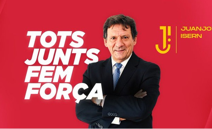 Juanjo Isern, que manté diversos litigis judicials amb Soteras als jutjats, manté un prudent silenci i només opina, per ara, a través de les xarxes // FOTO: Tots som un equip