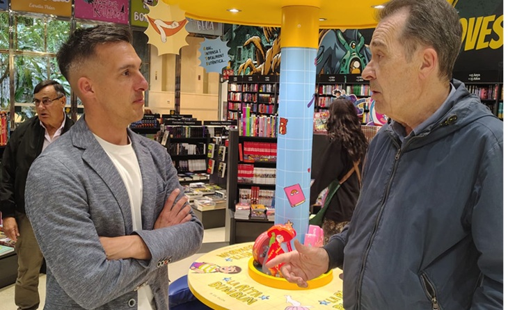 Estrada va compartir escena amb alguns exàrbitres com Sergi Albert Jiménez // FOTO: futbolcatalunya
