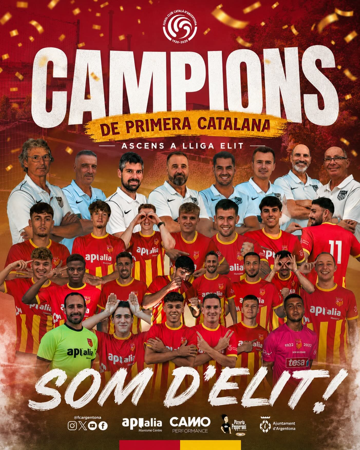 Un equip de Lliga Elit 2026-2027 treballat des de la humilitat // FOTO: FC Argentona