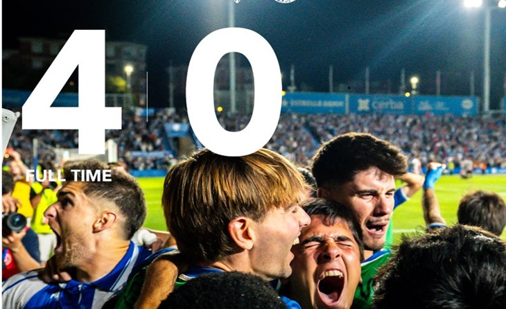 L'equip arlequinat jugarà la pròxima temporada 2026-2027 a la Lliga Hypermotion // FOTO: CE Sabadell