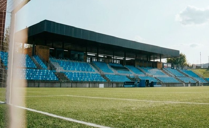 El camp Municipal de Badalona està sent renovant de dalt a baix // FOTO: CF Badalona