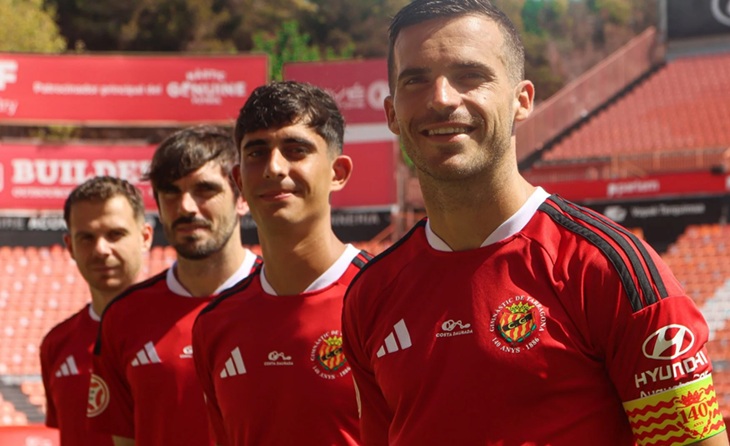 Manel Royo, Marc Montalvo, Eugeni Valderrama i José María Amo, els escollits // FOTO: Nàstic