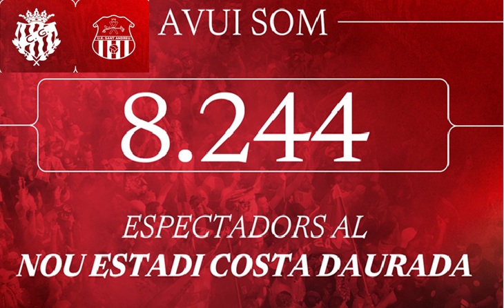 Nova entrada per a la història grana al Nou Estadi de Tarragona // FOTO: Nàstic