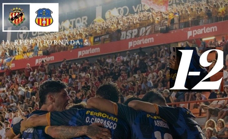 El gol d'Alexis García al minut 95 va donar el triomf a una UESA que va anar amb 1.000 aficionats // FOTO: UE Sant Andreu