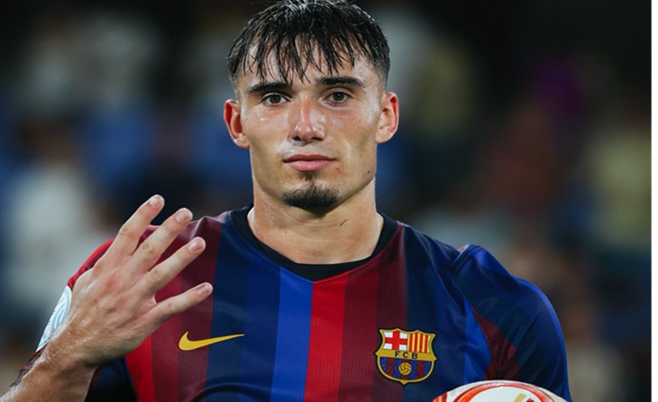 Targeta de presentació d'autèntic crac per a Ignasi Quer amb un pòquer de gols // FOTO: FC Barcelona