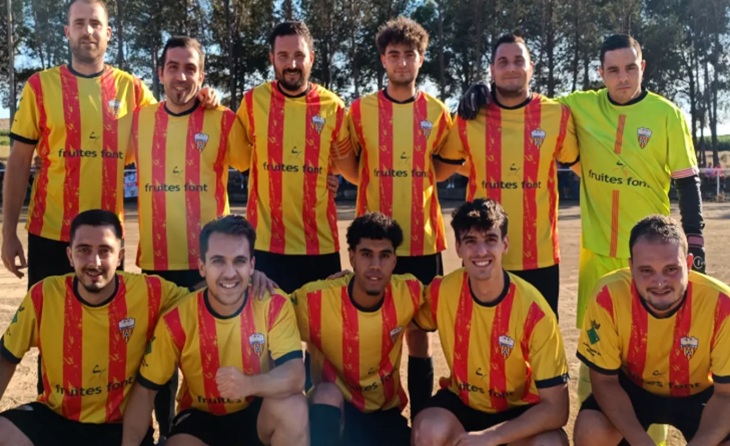 El modest CF Sunyer juga en Quarta Catalana (Grup 29) i aquest diumenge rep al Lleida // FOTO: Instagram CF Sunyer
